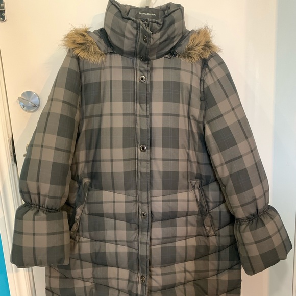 Soia & Kyo, Gray down puffer. Detachable hood, fake fur - Picture 11 of 16